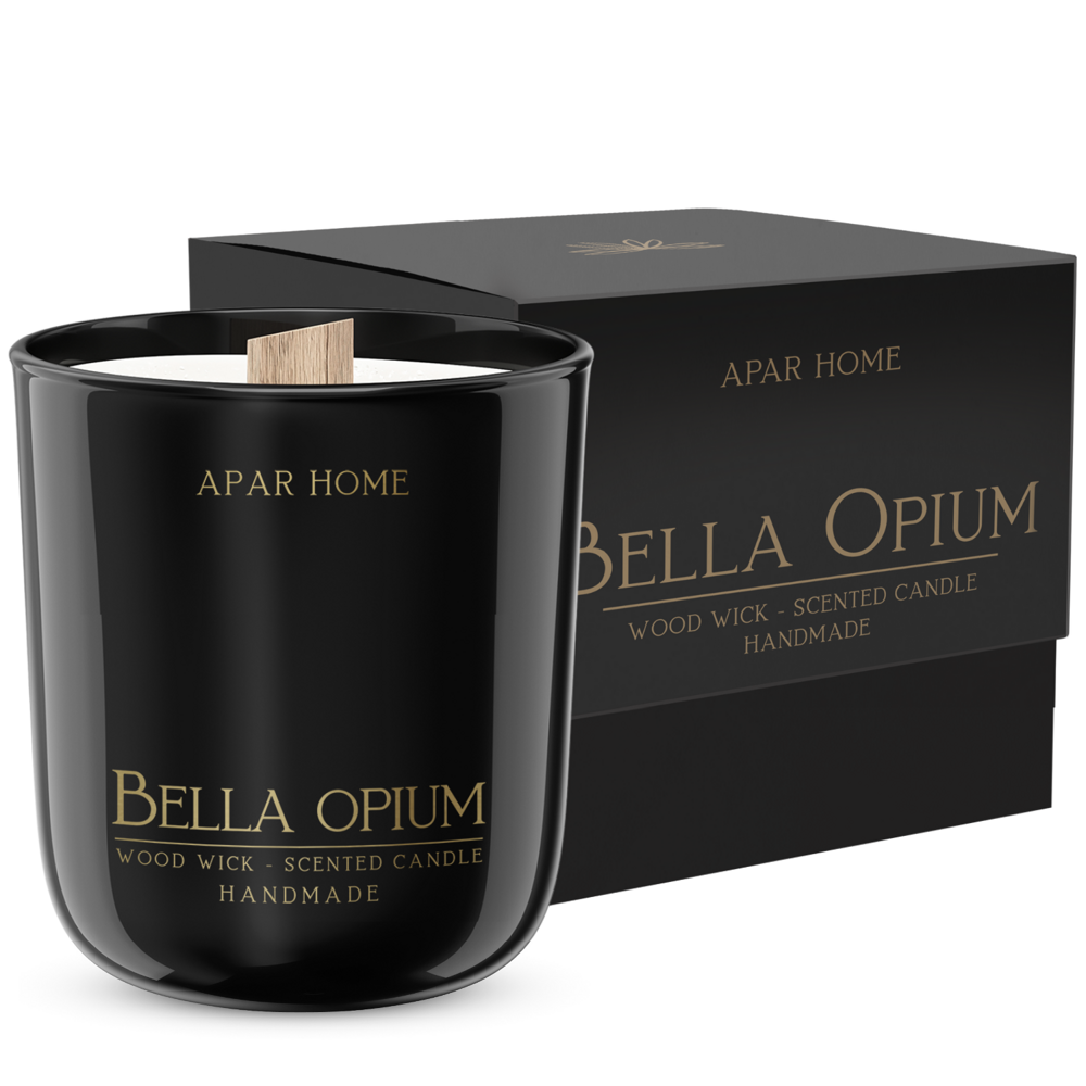 Apar Home Bella Opium Scented Soy Candle in Glass 1 Piece