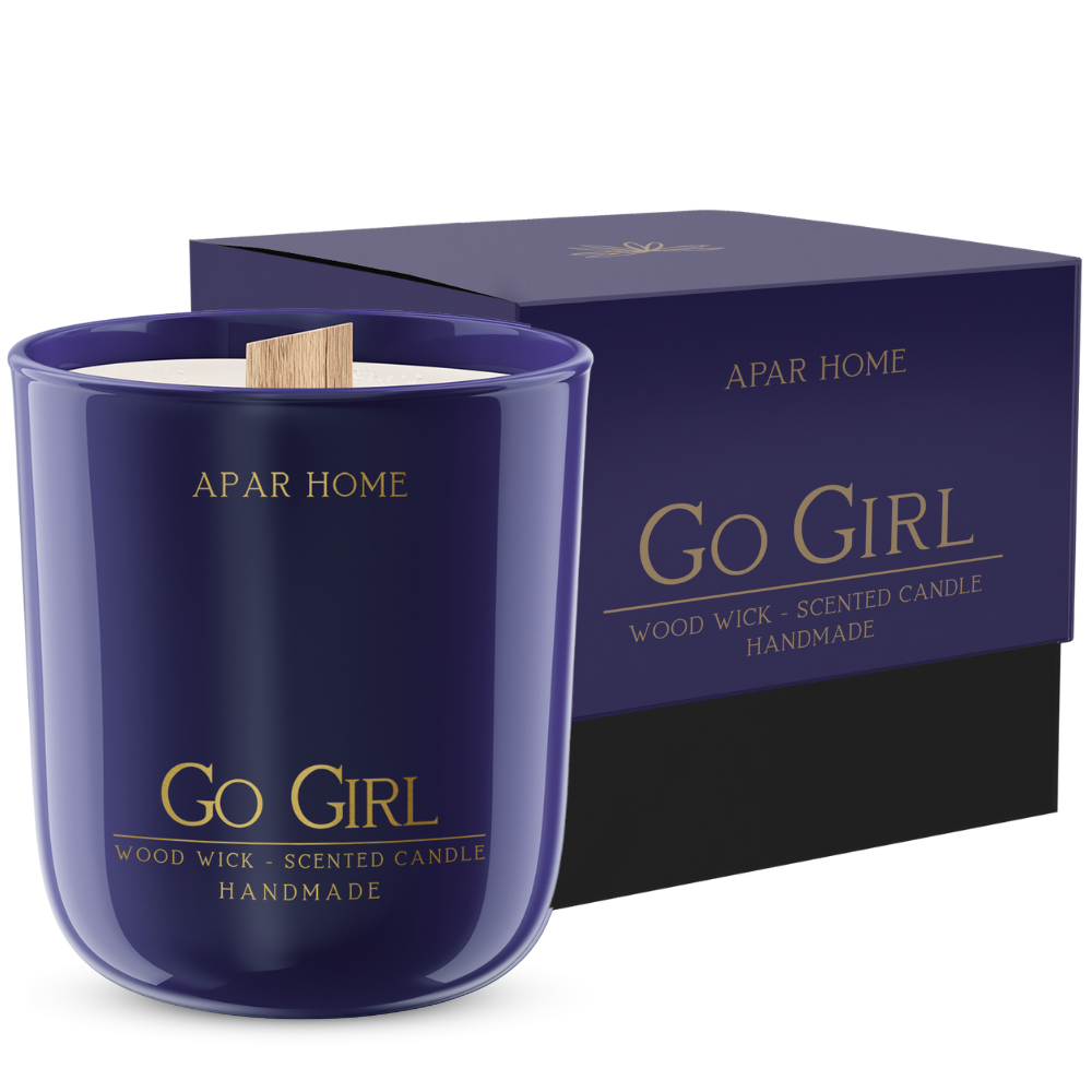 Apar Home God Girl Soy Scented Candle in Glass 1 Piece