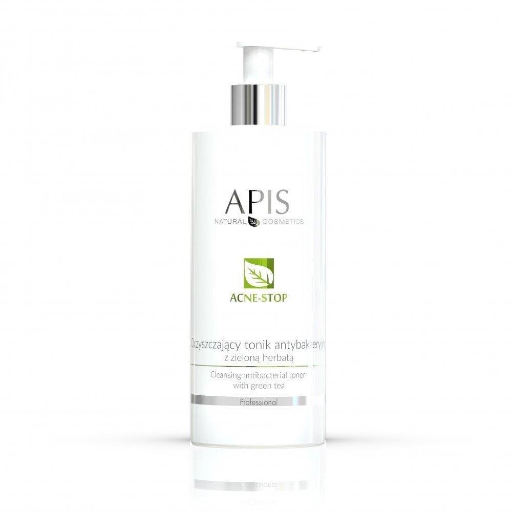 Apis Professional Acne Stop Cleansing Antibacterial Tonic With Green Tea for Oily and Mixed Acne Skin 500ml 500ml