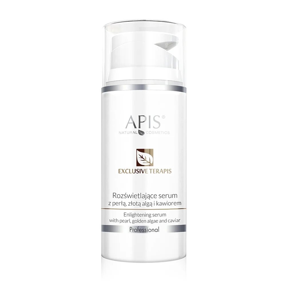 Apis Professional Enlightening Serum with Pearl Golden Algae and Caviar for Mature Skin 100ml