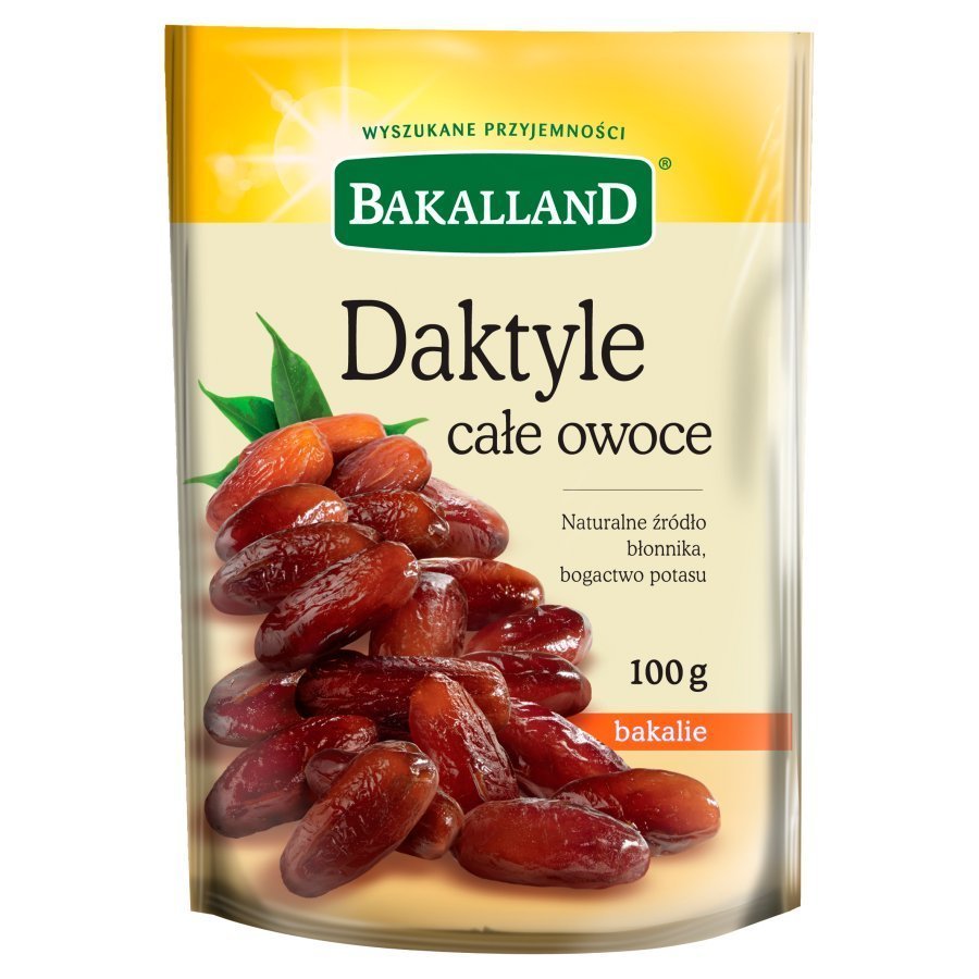 Bakalland Whole Fruit Dried Dates Dietary Fiber and Potassium Source 100g