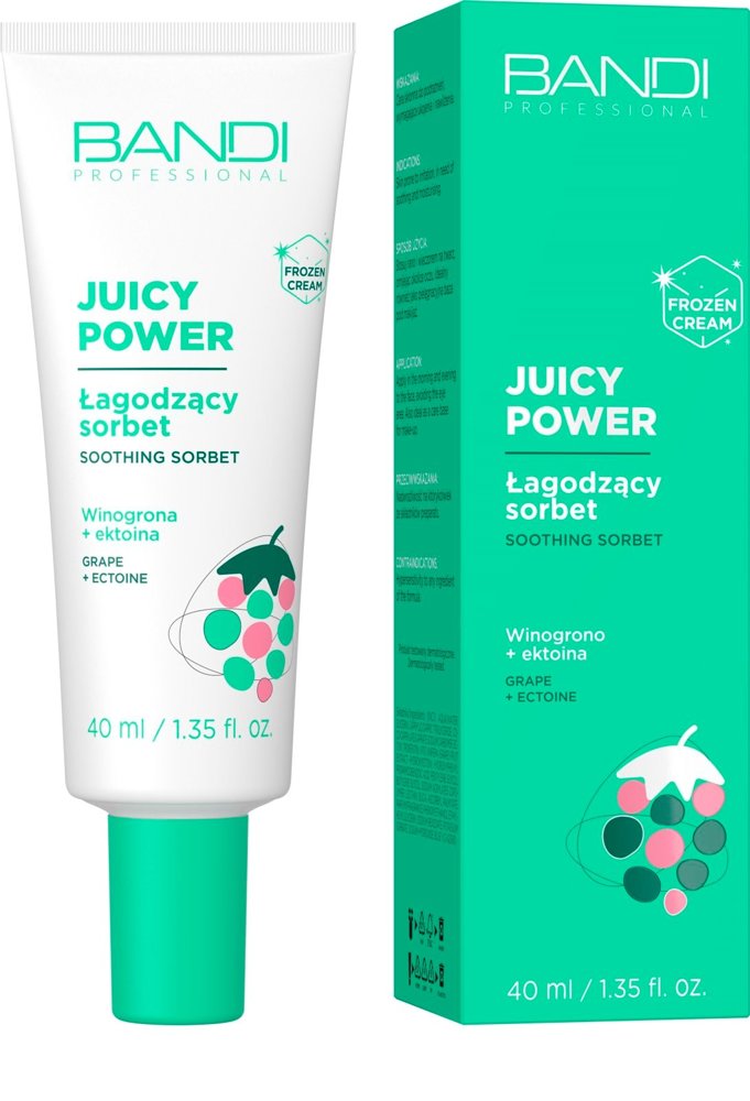 Bandi Juicy Power Limited Edition Soothing Light and Fruity Sorbet in Cream for All Skin Types 40ml