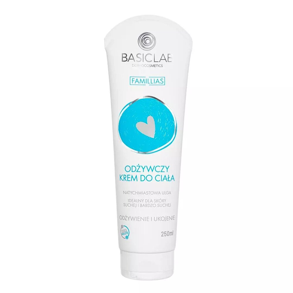 BasicLab Famillias Nourishing Body Cream for Sensitive and Atopic Skin 250ml