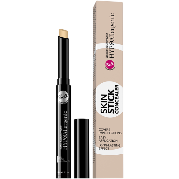 Bell HypoAllergenic Skin Stick Concealer Covering Skin Imperfections 02 Warm Beige 1.2g