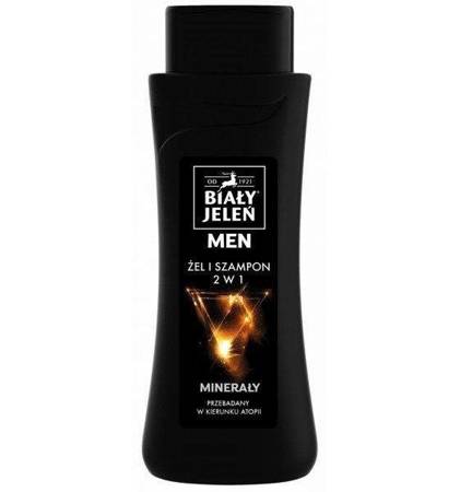 Biały Jeleń Gel & Shampoo 2in1 with Minerals and Burdock for Men 300ml