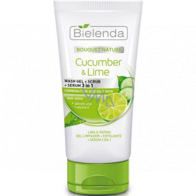 Bielenda Cucumber and Lime Gel Peeling Serum 3in1 150g