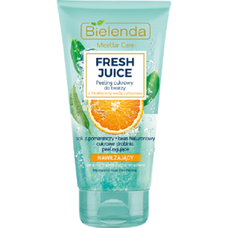 Bielenda Fresh Juice Moisturising Face Sugar Scrub 150g