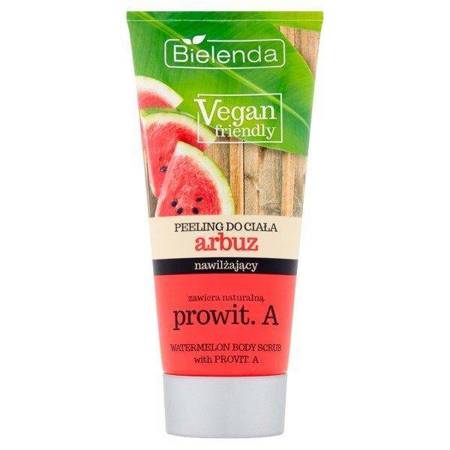 Bielenda Vegan Friendly Watermelon Body Scrub with Provitamin A Exfoliates 200g