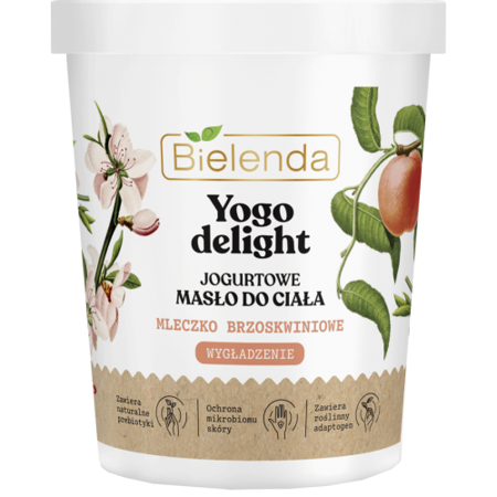 Bielenda Yogo Delight Peach Smoothing Yogurt Body Butter for Daily Care 200ml