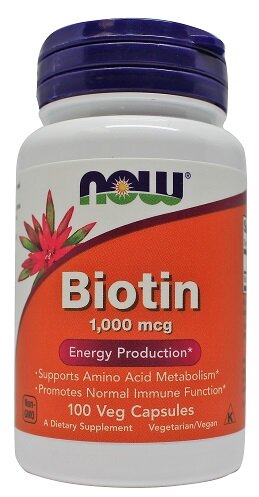 Biotin, 1000mcg - 100 vcaps