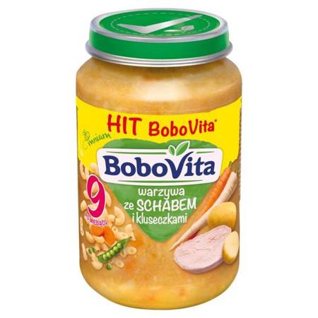 BoboVita Vegetables Dish with Pork and Noodles for Babies after 9th Month 190g