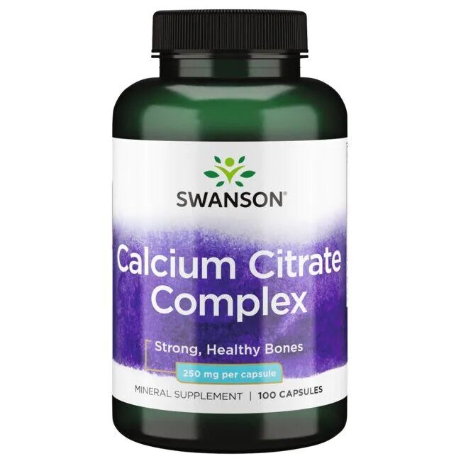 Calcium Citrate Complex, 250mg - 100 caps