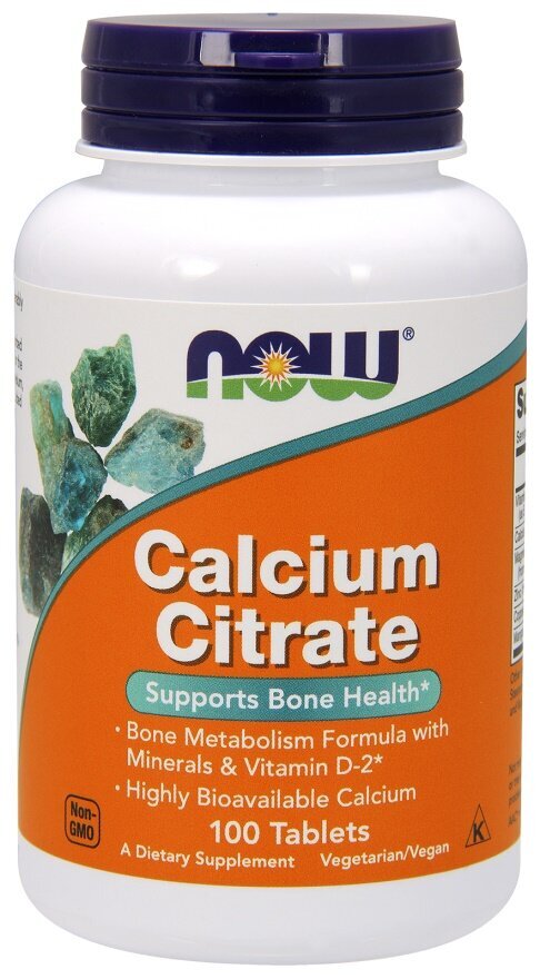 Calcium Citrate with Minerals & Vitamin D-2 - 100 tabs