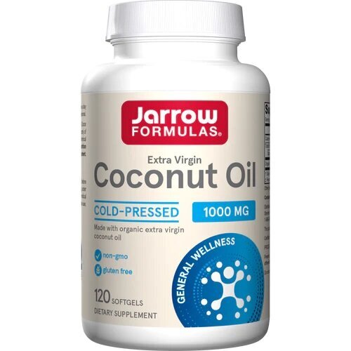 Coconut Oil Extra Virgin, 1000mg - 120 softgels