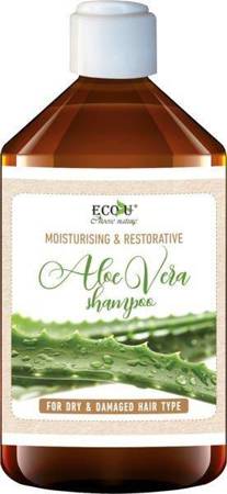 Eco U Aloe Vera Moisturizing and Restorative Shampoo for Dry and Damaged Hair Type 500ml