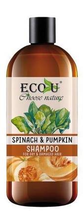 Eco U Pumpkin and Spinach Hair Shampoo for Dry and Damaged Hair 500ml