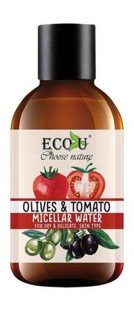 Eco U Tomato and Olive Moisturizing Micellar Water for Dry and Delicate Skin Type 200ml