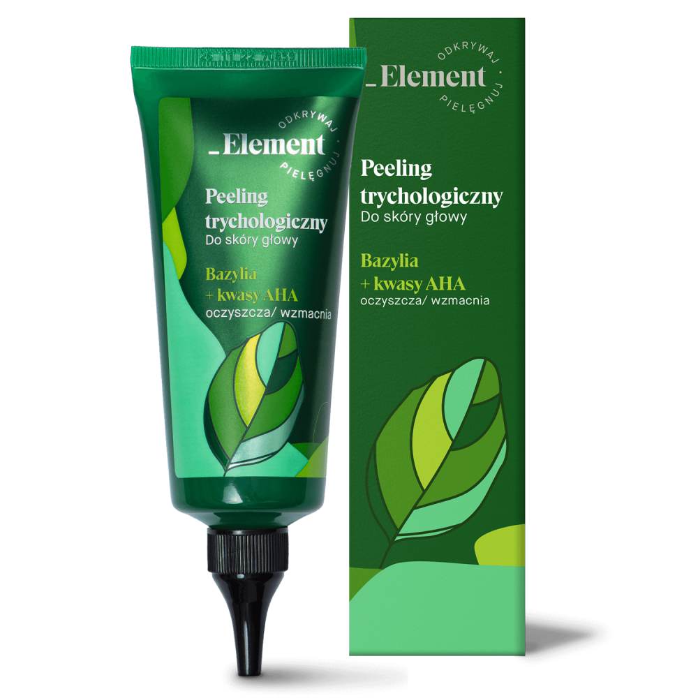 Element Trichological Cleansing Scalp Peeling with Basil + AHA Acids 100ml