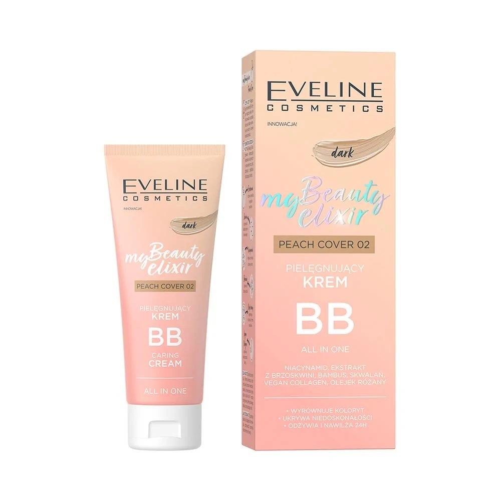 Eveline My Beauty Elixir Nourishing BB Cream All In One Dark Peach Cover No. 2 30ml