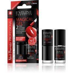 Eveline Nail Therapy Magical Gel 2 Step System Long Lasting Professional Manicure 2x5ml