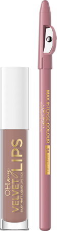 Eveline OML Silky Matt Liquid Lipstick & Contour Lip Liner 11 Cookie Milkshake 4,5ml