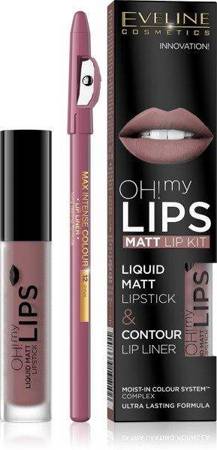 Eveline  Oh My Lips Matt Lipstick Liquid Crayon no 04 Sweet Lips 1 pc