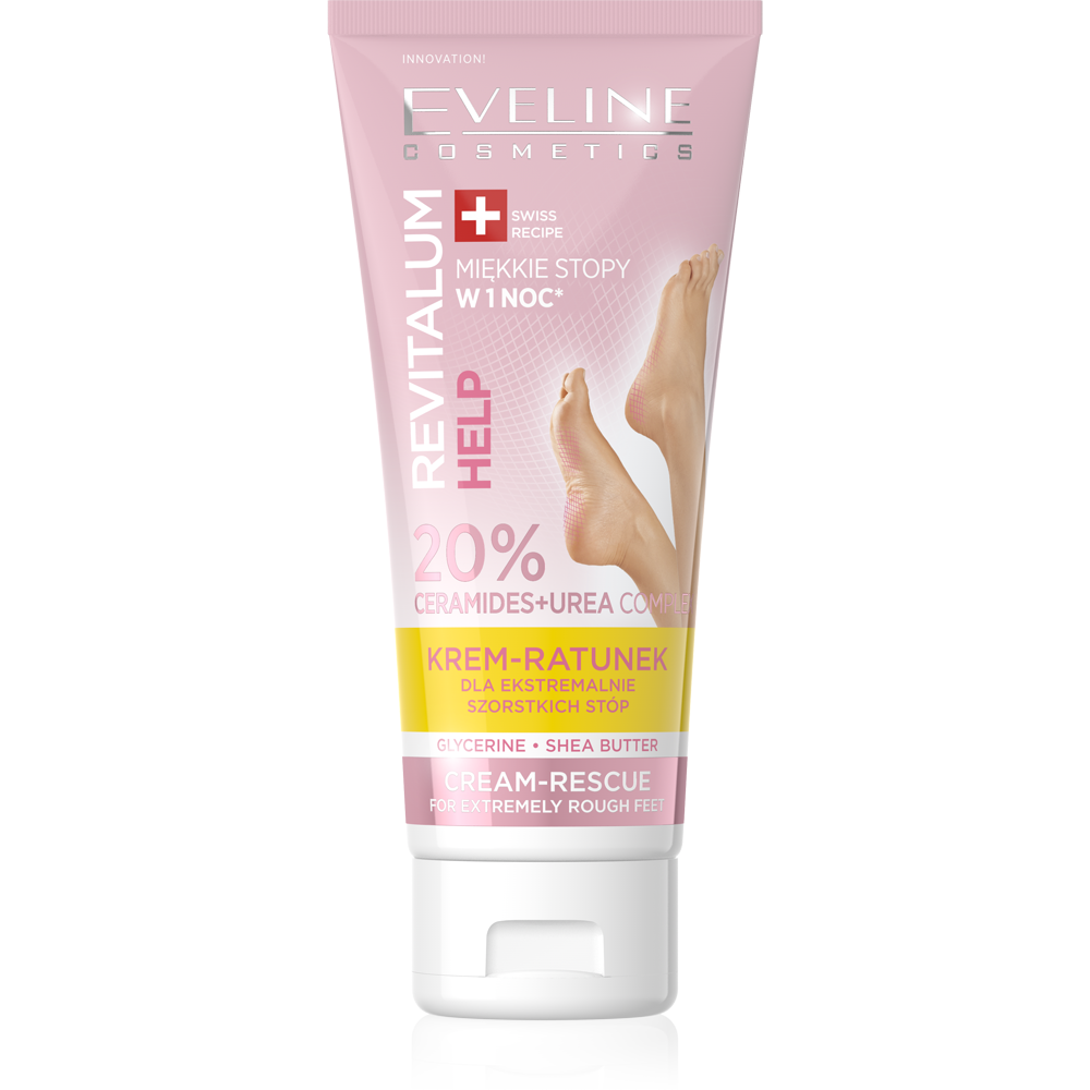 Eveline Revitalum 20% Ceramides Urea Cream-Rescue for Extremely Rough Feet 75ml