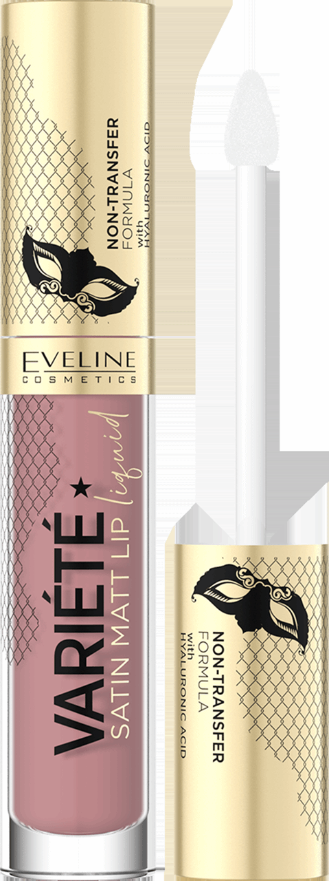 Eveline Variete Innovative Liquid Satin Matt Lipstick 02 Raspberry Cream 4.5ml