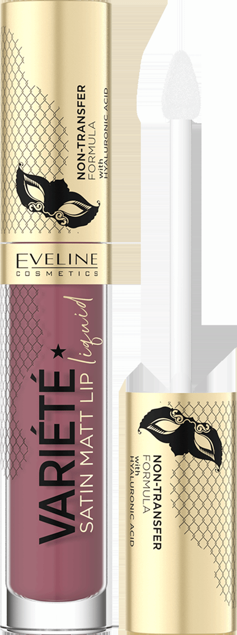Eveline Variete Innovative Liquid Satin Matt Lipstick 03 Berry Shake 4.5ml