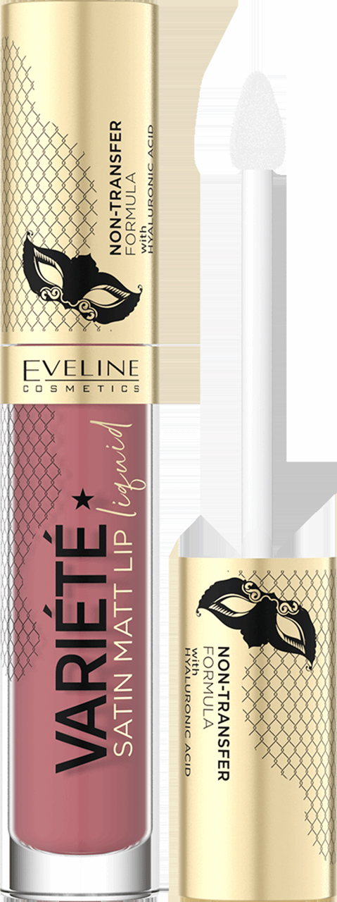 Eveline Variete Innovative Liquid Satin Matt Lipstick 05 Peach Mousse 4.5ml