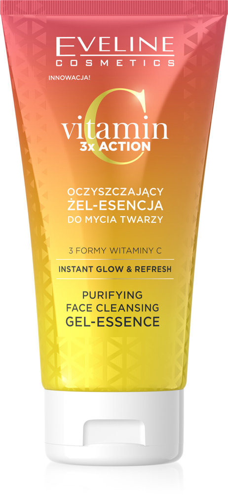 Eveline Vitamin C 3x Action Cleansing Gel-Essence for Face Wash 150ml
