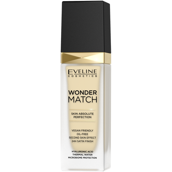 Eveline Wonder Match Luxurious Foundation Adapting to Skin Tone No. 01 Ivory 30ml