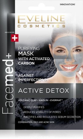 FACEMED PURIFYING FACE MASK WITH ACTIVATED CARBON 2X5ML