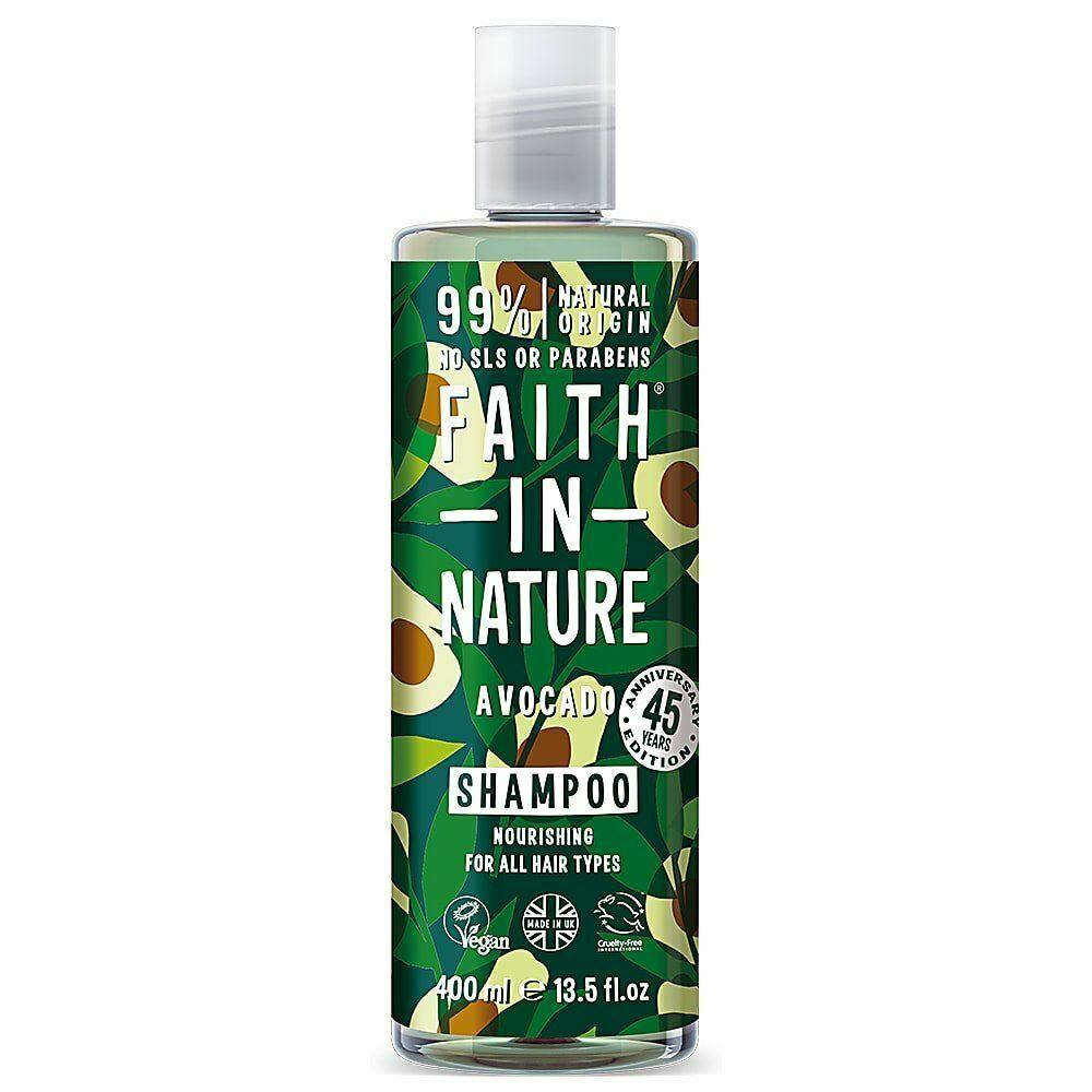 Faith In Nature Nourishing Shampoo for All Hair Types with Avocado Oil 400ml