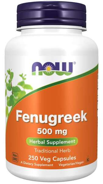 Fenugreek, 500mg - 250 vcaps