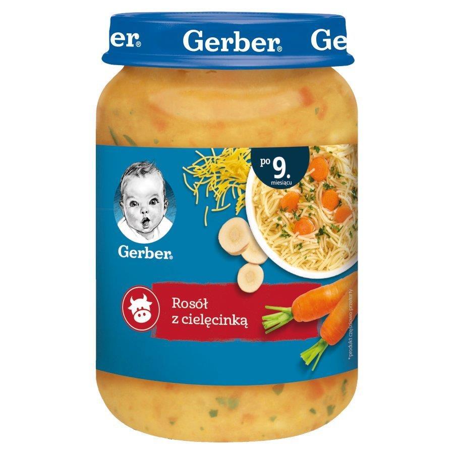 Gerber Broth with Veal for Babies after Month 9 190g