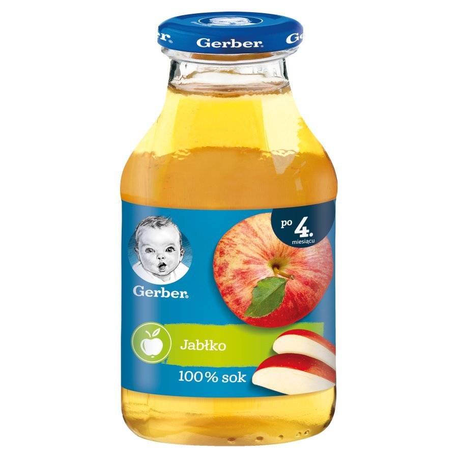 Gerber Natural 100 % Apple Juice for Infants after 4th Month 200ml
