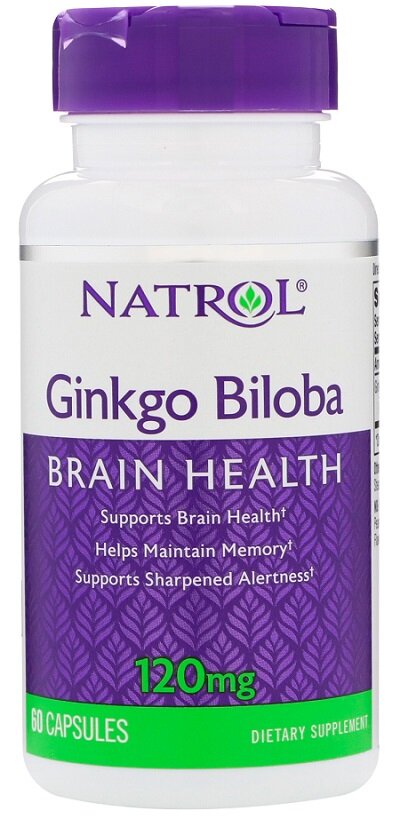 Ginkgo Biloba, 120mg - 60 caps