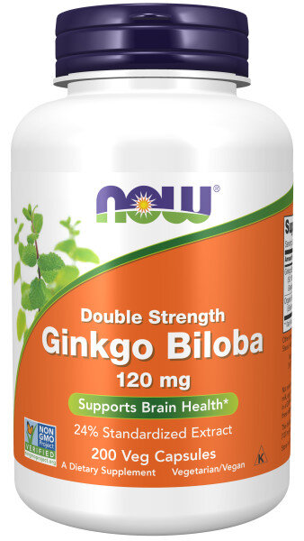 Ginkgo Biloba Double Strength, 120mg - 200 vcaps