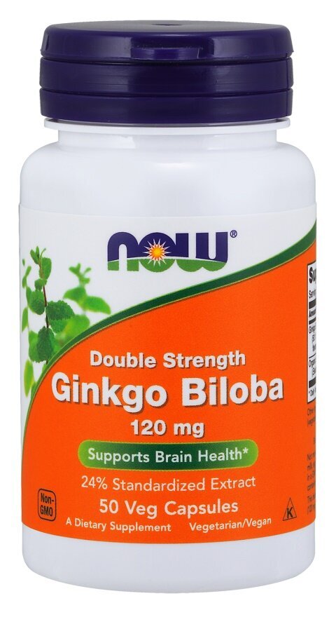 Ginkgo Biloba Double Strength, 120mg - 50 vcaps