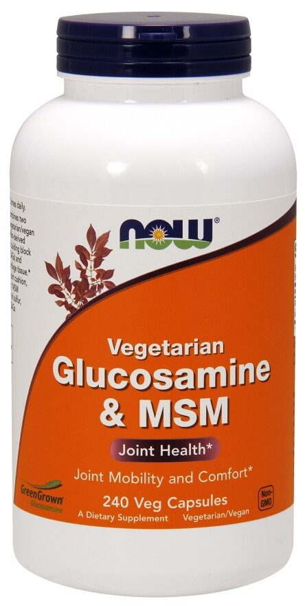 Glucosamine & MSM Vegetarian - 240 vcaps