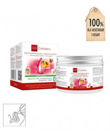 GoCranberry  HAIR MASK DAMAGED HAIR BY STYLING OR COLORING 200 ml
