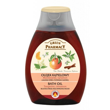 Green Pharmacy Moisturizing Bath Oil Mandarin Cinnamon 250 ml