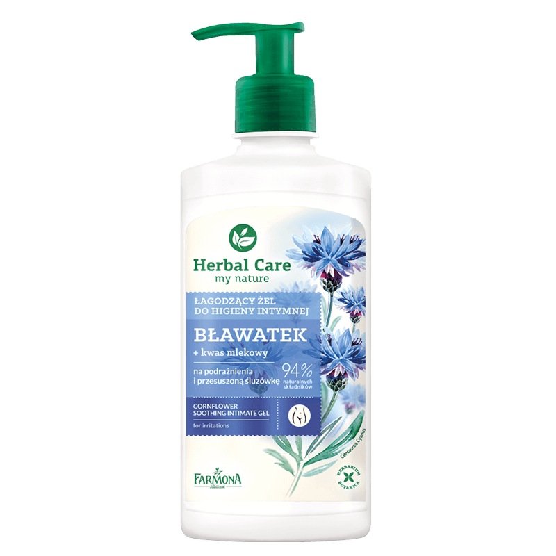 Herbal Care Soothing Intimate Hygiene Gel with Cornflower 330ml