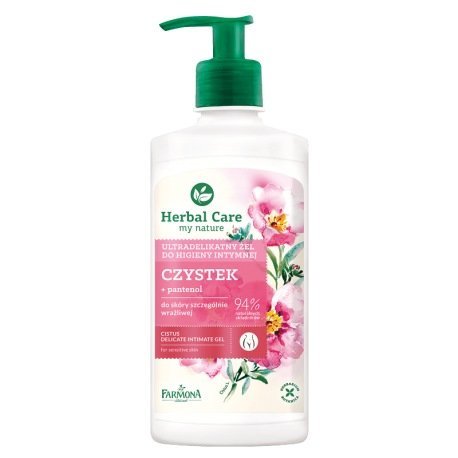 Herbal Care Ultra-Gentle Intimate Hygiene Gel for Sensitive Skin with Cistus 330ml