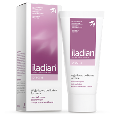 Iladian Pregna Hypoallergenic and Moisturizing Intimate Hygiene Gel 180ml