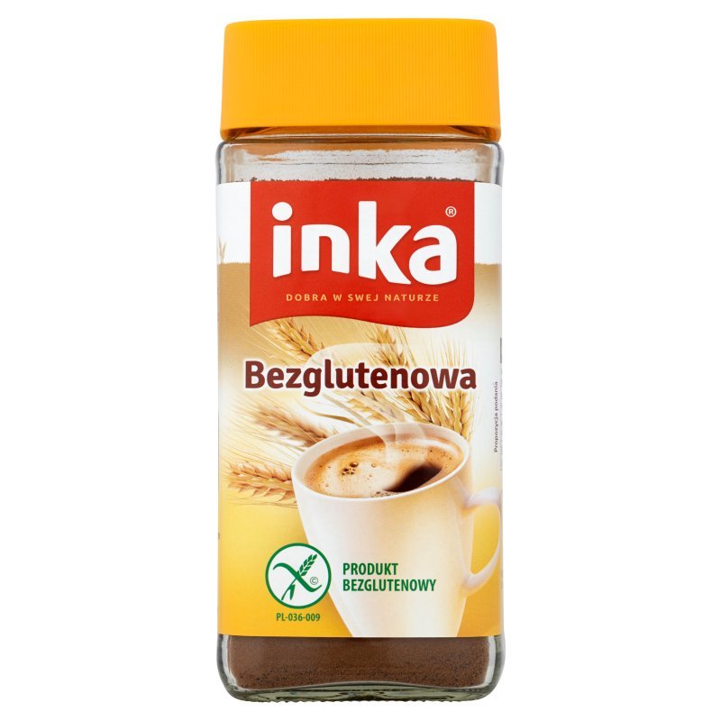 Inka Gluten Free Soluble Cereal Coffee without Preservatives Dyes and Artificial Sweeteners 100g