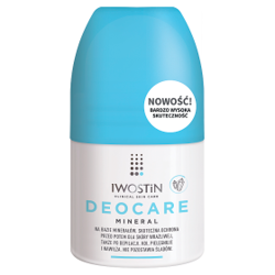 Iwostin Deocare Mineral Antyperspirant Nourishes Moisturizes Without Traces 50ML BEST BEFORE 28.02.2022