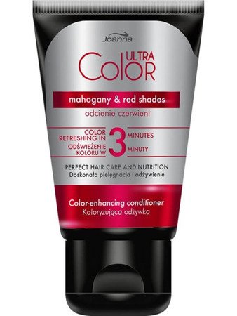 Joanna Ultra Color System Coloring Hair Conditioner Shades of Red 100ml