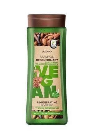 Joanna Vegan Regenerating Shampoo with Almond Proteins for Damaged Hair 300ml